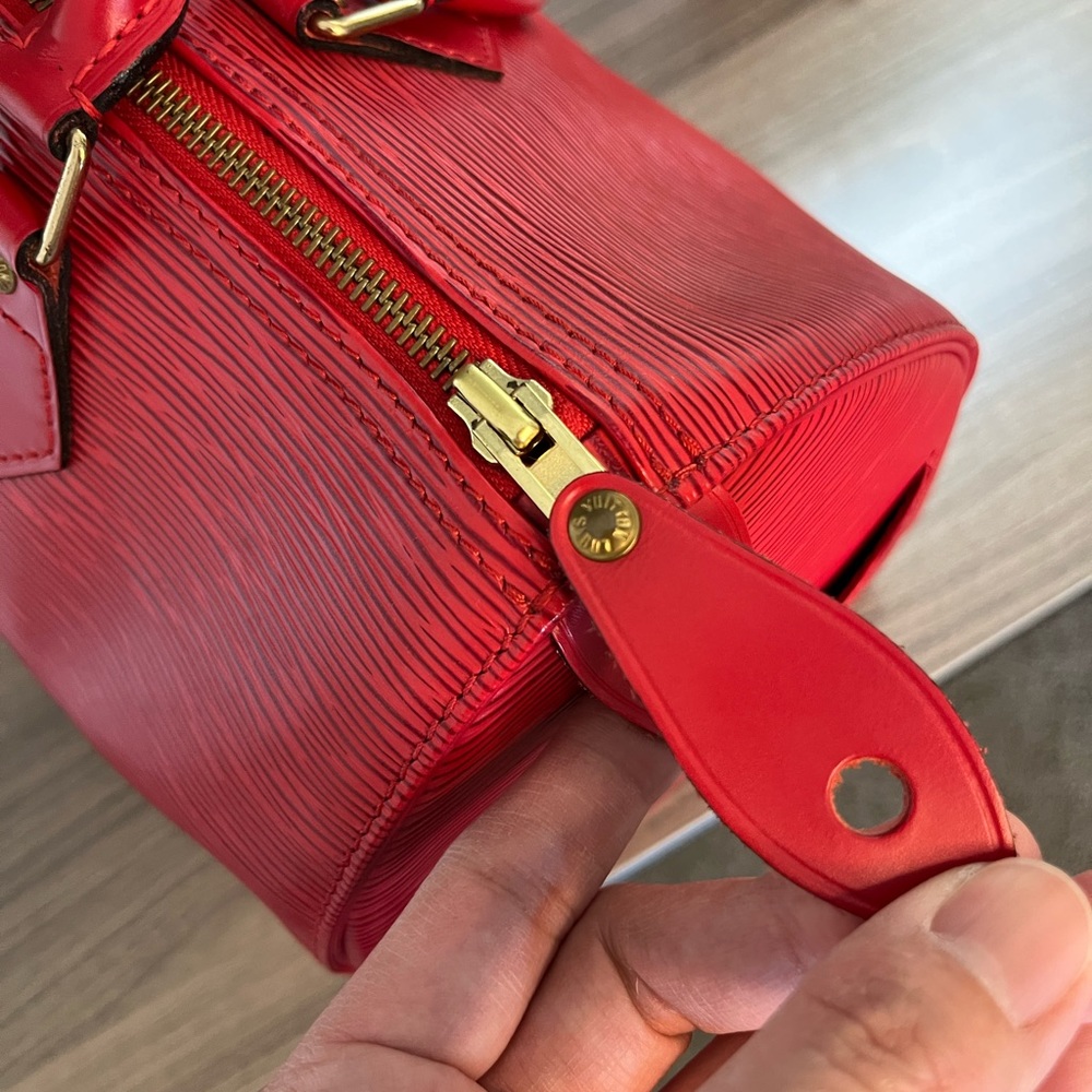 Louis Vuitton Speedy Epi 30 - Red - Picture 14 of 16